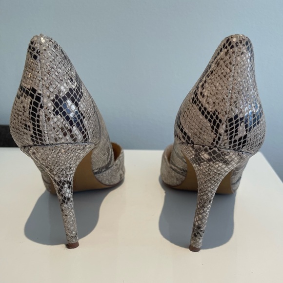 Vince Camuto Snakeskin Heels - Picture 2 of 7